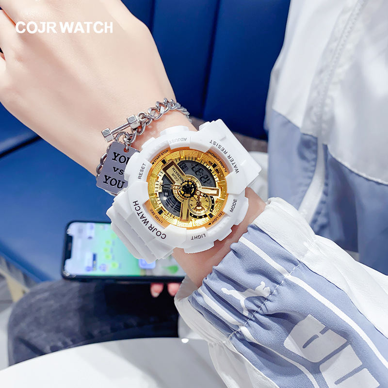 Cojr Brand Unicorn Watch for Women, Student Trendy Waterproof Luminous Sports Digital Watch for Middle and High School Children