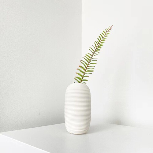 Nordic simple style white ceramic vase dried flowers decorative ornaments living room flower arrangement modern flowerware home accessories