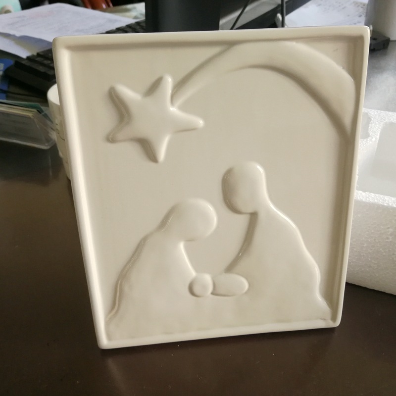 Estilo nórdico Regalo del día de la madre Marco de fotos de cerámica Decoración de tablero de fotos minimalista moderna Decoración geométrica creativa para el hogar