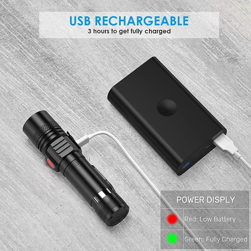 Cross-Border Strong Light Ultra-Bright Flashlight Outdoor Rechargeable Long-Range Small Mini Portable Led Work Light Home T6