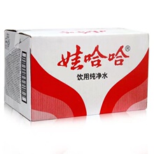 娃哈哈饮用纯净水596ml*12瓶/24瓶新货整箱现货包邮大瓶装