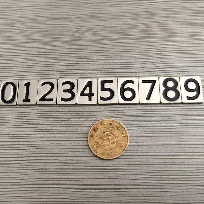 Factory Direct Sales Car Temporary Parking Plate Digital Number Plate Metal Digital Iron Sheet Wooden Sun Protection Plate Accessories