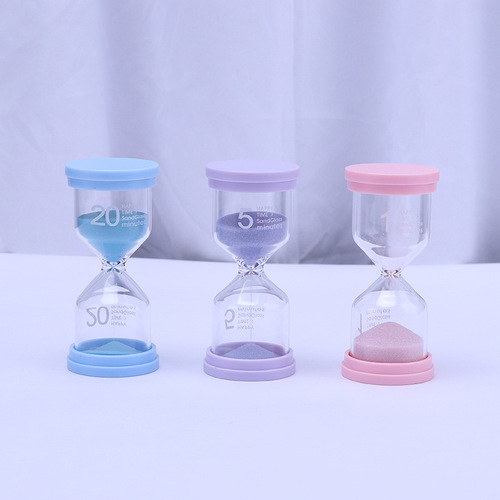 Cartoon Macaron Hourglass Timer Decorative Ornament Student Small Gift Creative Birthday Gift Timing Small Hourglass
