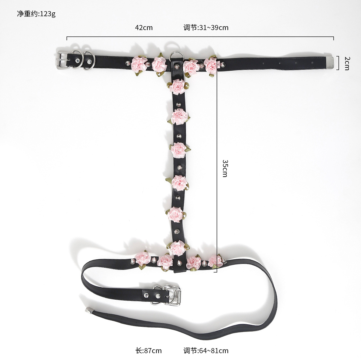 Cross-border SM sexy bondage rosa remaches punk hueco leche de espalda de belleza dama sexy ropa interior de cuero