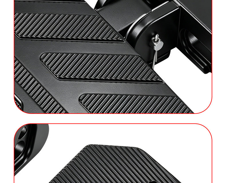 Two-wheeled electric vehicle Warhawk model foldable footrests, original vehicle non-destructive replacement and modification, thickened load-bearing footrests