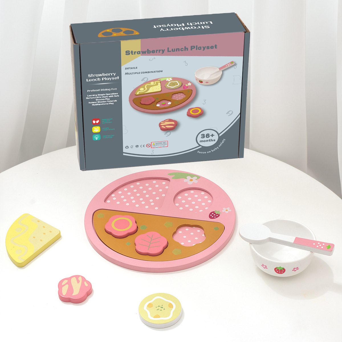 Strawberry serving plate