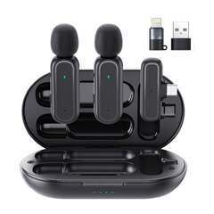 ワイヤレスイッパーマイクK60K61キャビン付きダブルマイク録音マイク生放送ステルス集音麦工場