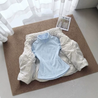 修身摇粒绒外套女冲锋衣内胆2026秋冬季加绒卫衣羽绒服内胆双面绒