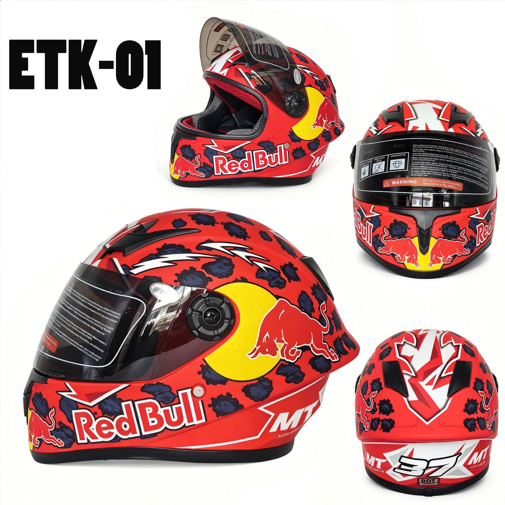 Adult and Children's Motorcycle Helmets Dot Certified Electric Vehicle Bicycle Helmets Off-Road Helmets C Full-Face Motorcycle Helmets