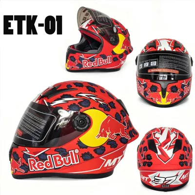 Bicycle Helmets Off-Road Helmets C | Motosiklet kaskı (dəbilqə) - childrens-etk-01-red-flower-s-code
