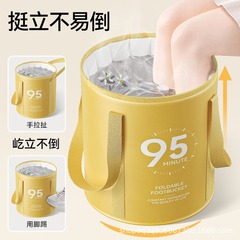 ふくらはぎの上まで深い折りたたみ式フットバスバッグ、断熱フットバス、家庭用ポータブルフットバス、燻蒸フットバスバケツ、家庭用