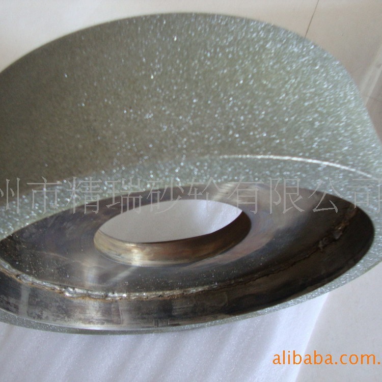 供应优质金刚石砂轮电镀上砂翻工，电镀CBN立方氮化硼金刚轮镀砂
