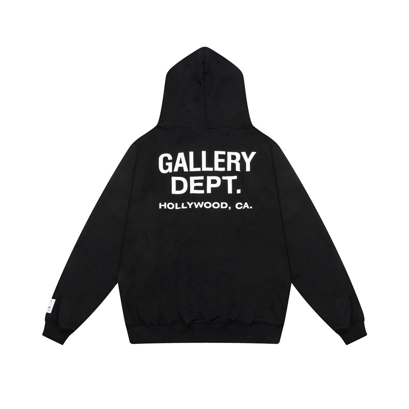 Galería Dept clásico básico letra impresa de estilo de estilo de estilo de mujer y mujer suelta casual sudadera encapuchada