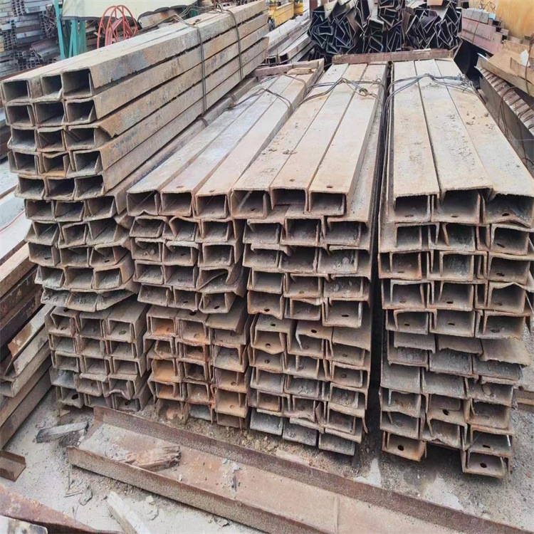东莞污水打桩槽钢租赁 批量悬梁工字钢出租直销