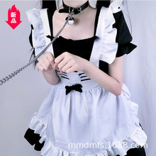 新款 貓咪女仆裝 lolita洋裝洛麗塔連衣裙黑白 cosplay服日系軟妹