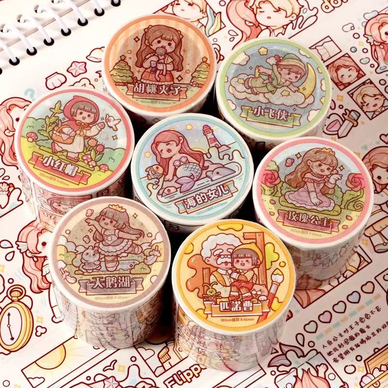 小麻薯新品快乐动物园二十四24节气胶带小学日记名画新款整卷批发 小麻薯新品快乐动物园二十四24节气胶带小学日记名画新款整卷批发