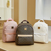 Bag, fashionable polyurethane backpack, suitable for import, wholesale, 2023 collection, Korean style