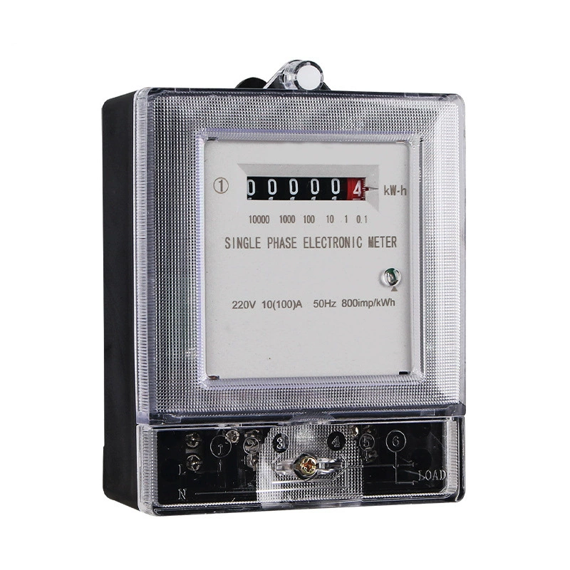 Интеллектуальный цифровой счетчик электроэнергии для арендных домов, 220В, однофазный, для зарубежной торговли и трансграничных поставок, английская версия, прямые поставки от производителя.