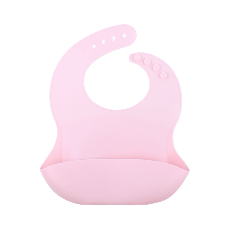 Bebé suministros babero de silicona bebé babero tridimensional bebé super suave babero impermeable babero extraíble