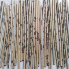 特细小口径斑竹黑湘妃扇柄功夫茶席配件烟杆制品原料