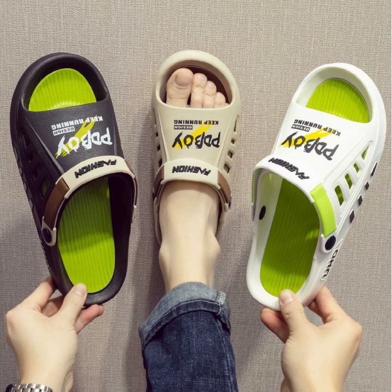 25 оптовых летних приливов модные мужские тапочки мужские туфли полые мужские пещерные туфли летом