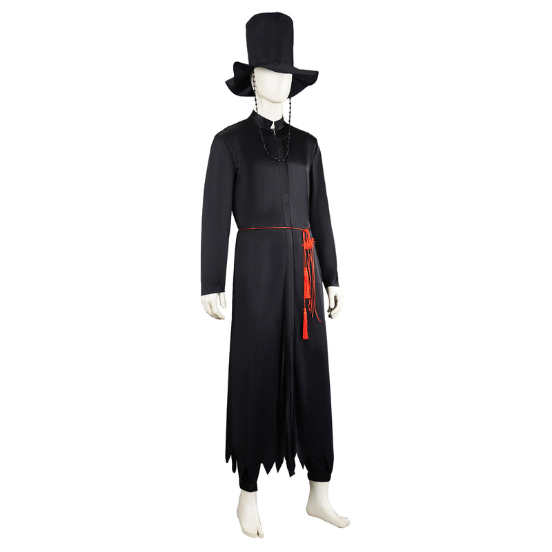 猎魔女团K-POP明星cos服沙加恶魔男团黑色恶魔服角色舞台演出C服|undefined