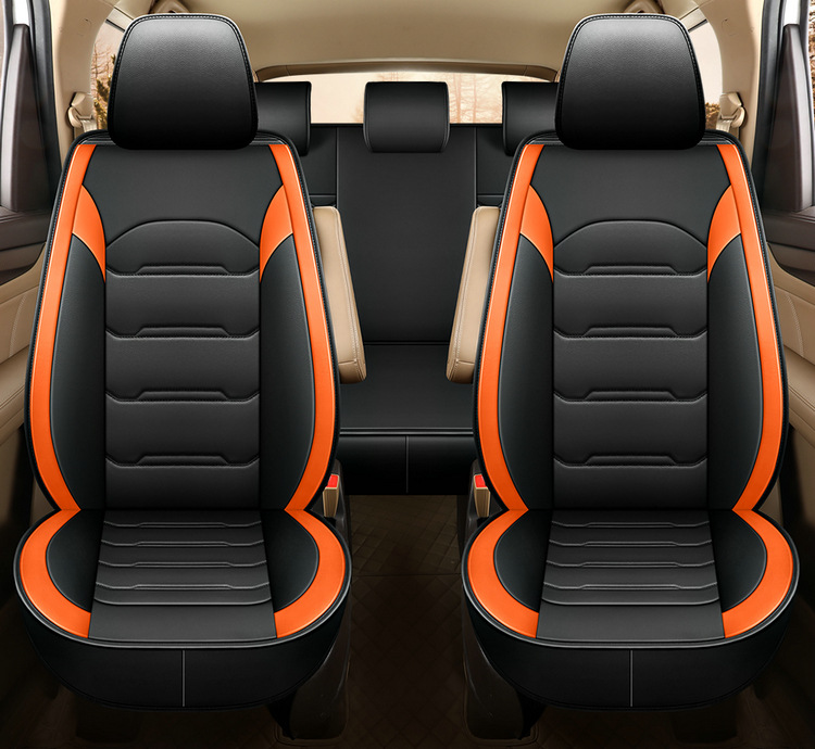 2025 New Full Leather Seven-Seater All-Season Car Seat Cushion