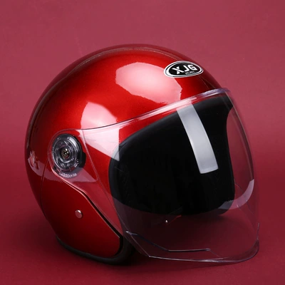 Motosiklet kaskı (dəbilqə) — and Cold Protection, Motorcycle and - haomai-red-cold-protection-and-warmth-hd-clear-lenses