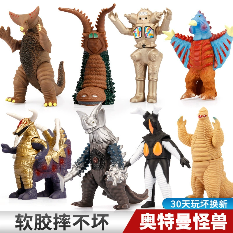 Авторизованный Ultraman Soft Monster Игрушка Daquan Дети Мальчик Красный Король Джингу Мост Гора Мора оптом