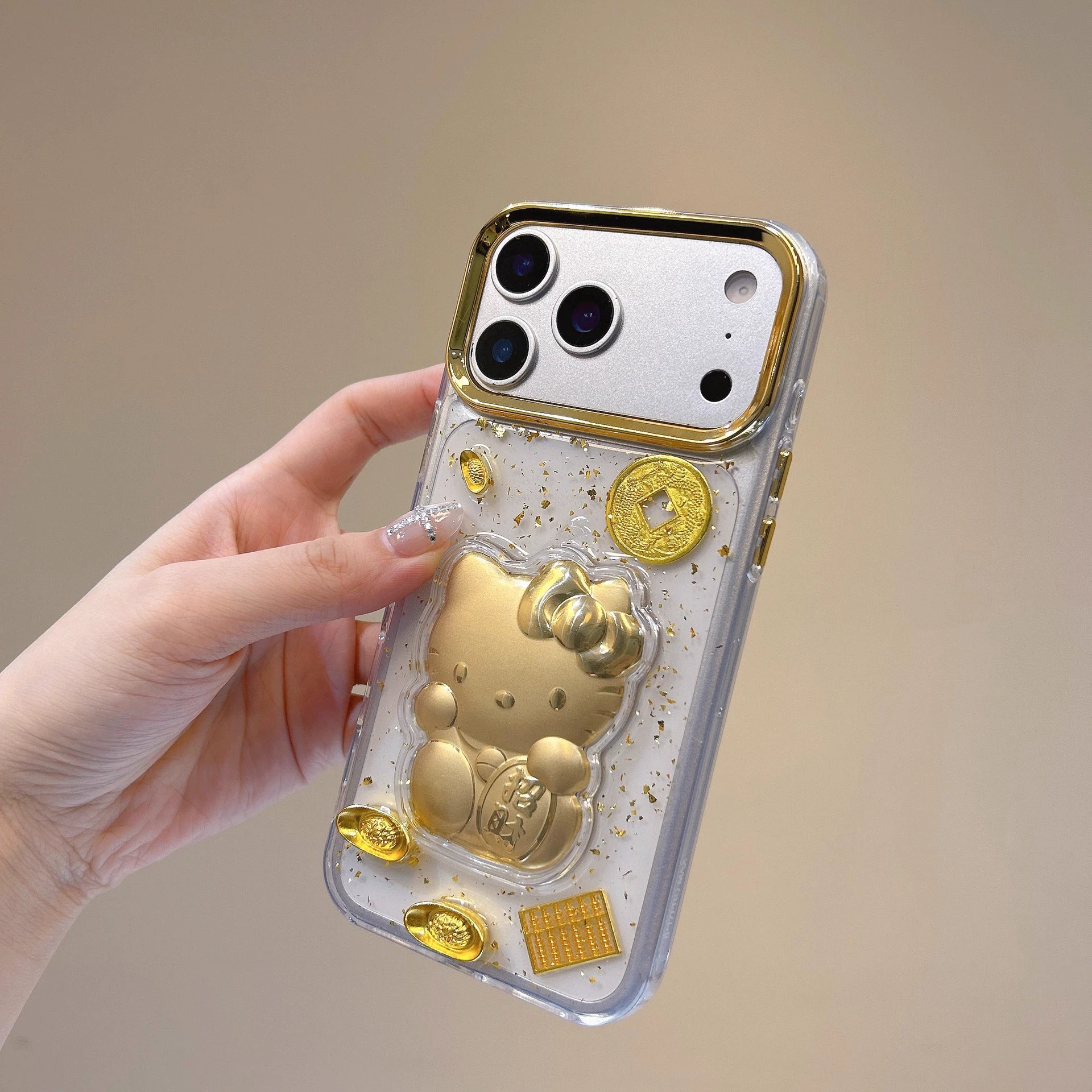 Apple, совместимый iPhone 17, металлический мультяшный чехол для телефона, 17promax, iphone