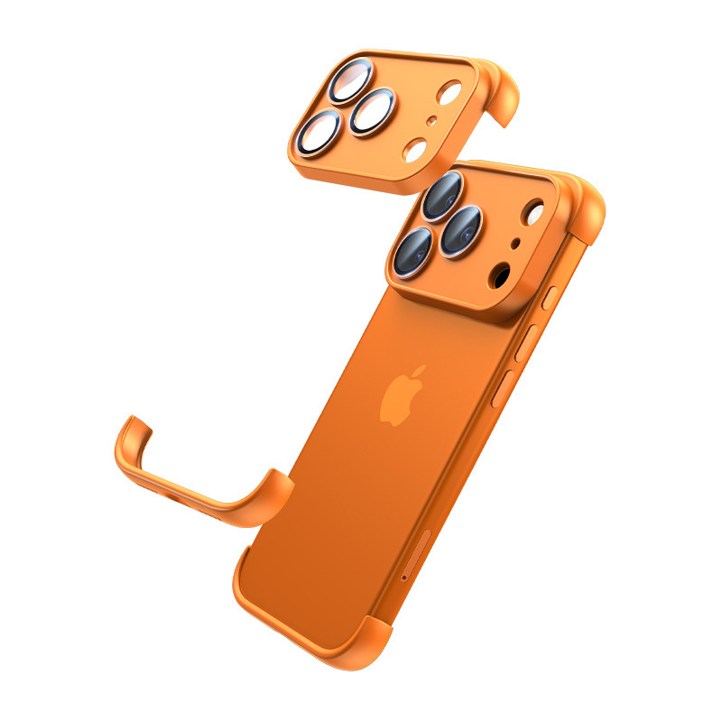 适用iPhone17手机壳新款无边框散热角垫苹果16镜头膜防摔15保护套|undefined