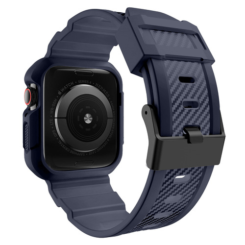Apple Watch Sandstone One-Piece Strap for Apple Watch TPU Band iWatch 1-6th Generation Square Buckle Wrist Strap