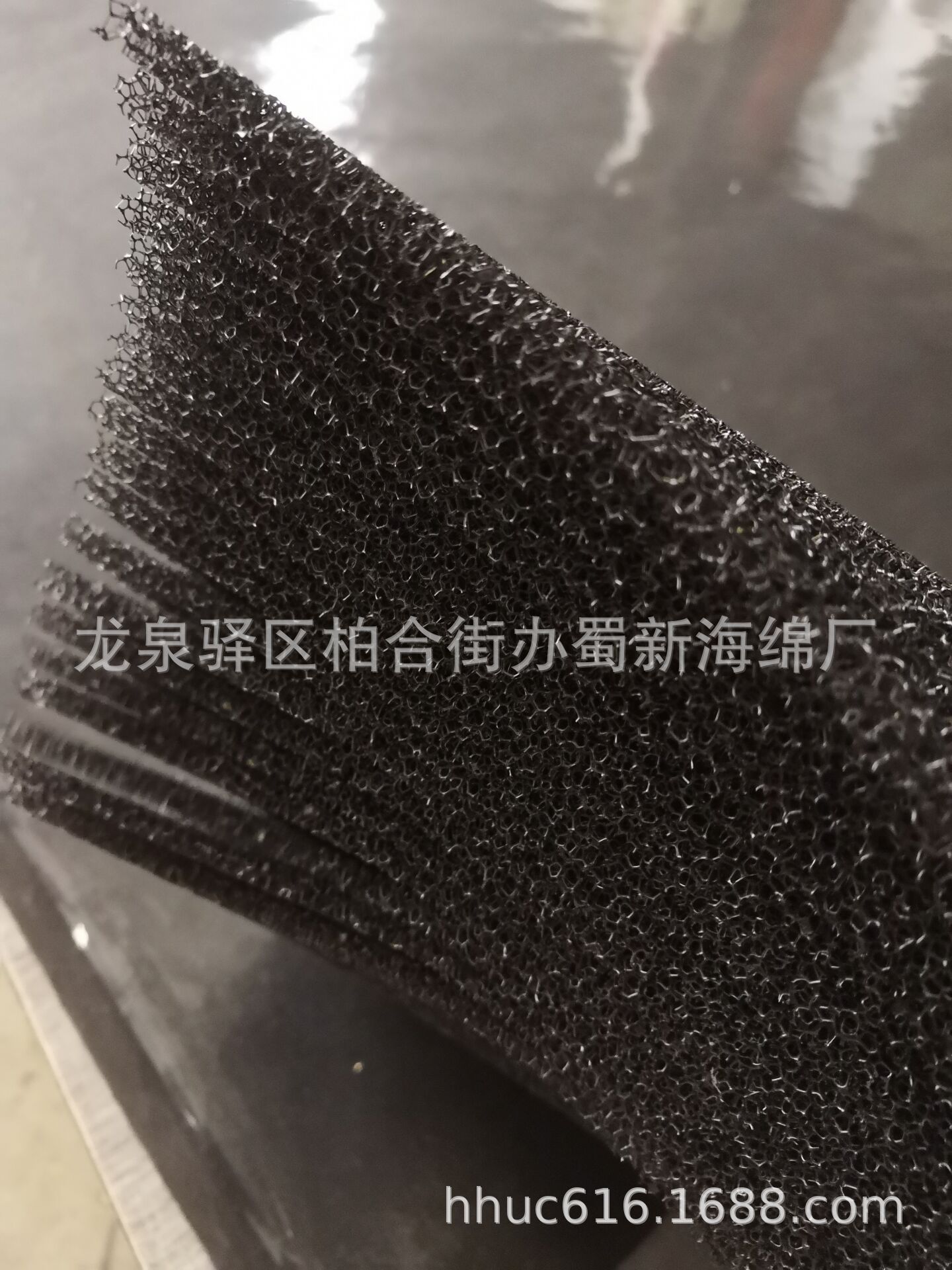 风机网孔过滤海绵/风扇除尘网状海绵/主机挡尘散热网孔聚氨酯泡棉