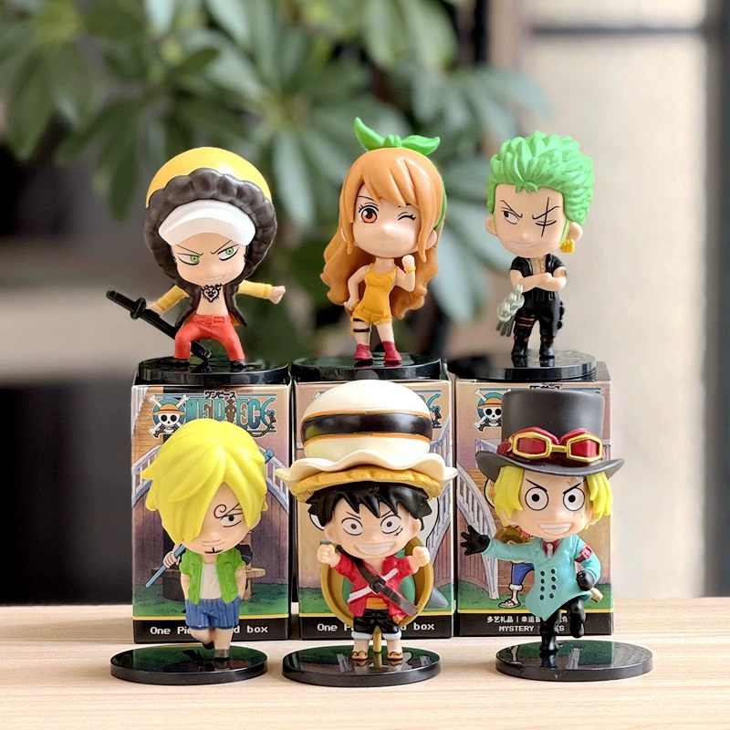 Фигура One Piece блочная коллекционная серия, набор Лuffy Зоро Санджи, варианты мульти-стилей