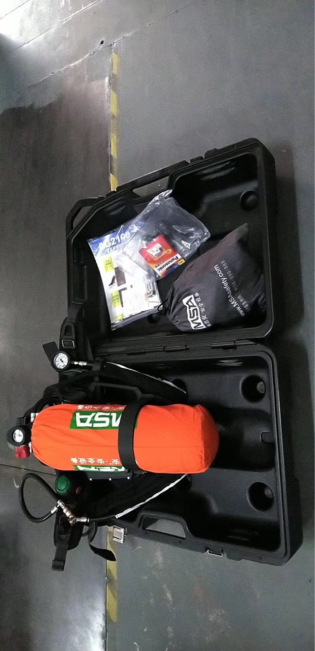 梅思安10165420 AX2100空气呼吸器6.8升BTIC碳纤瓶气瓶带表30MP