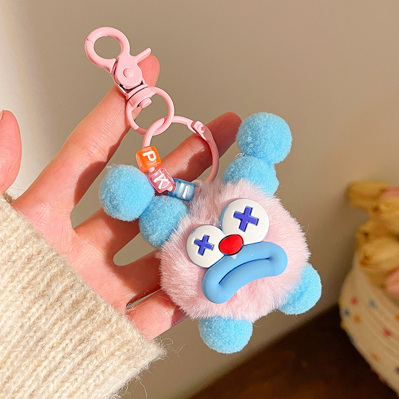 漫画かわいいぬいぐるみキーホルダーガールバッグ人形ペンダントカップル小さなギフトブティック小さな商品卸売|undefined