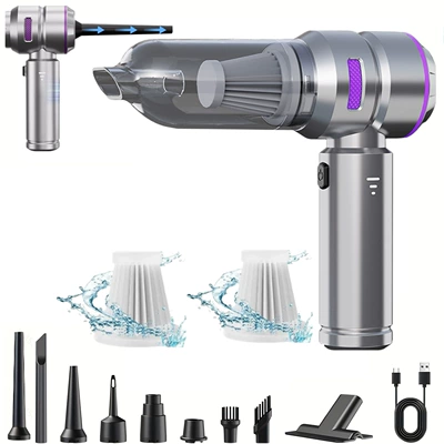 Tozsoranlar: Portable, High Suction Power, Household - vacuum-cleaner-121-silver-purple-2-filter-element