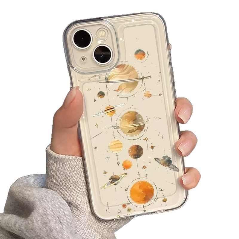 Interstellar Universe para iPhone 15promax funda para teléfono móvil Europa y América Apple 16 anti-caída 14pro1 3/12 nuevo