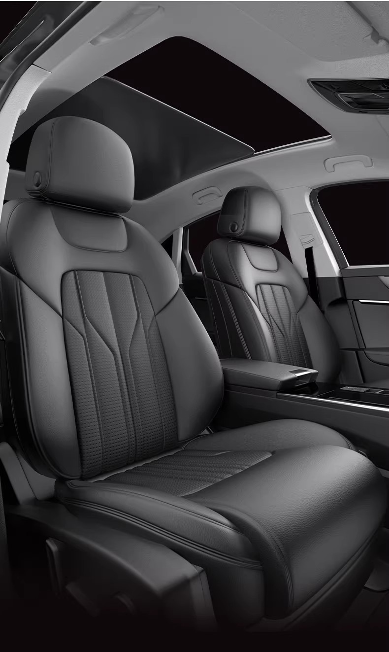 High-End Napa Skin-Friendly Soft Custom-Made Car Seat Covers, Fully Enclosed, Waterproof, Dirt-Resistant, and Suitable for All Seasons
