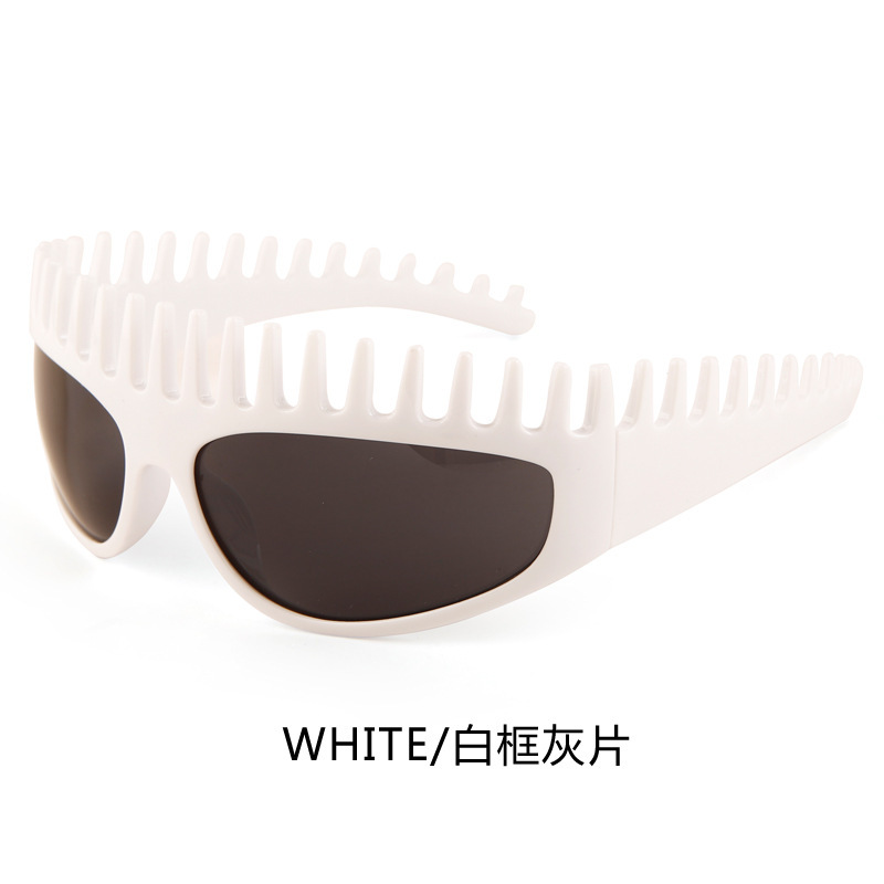 时尚个性发箍太阳镜女款欧美辣妹凹造型眼镜跨境潮流防紫外线墨镜|undefined
