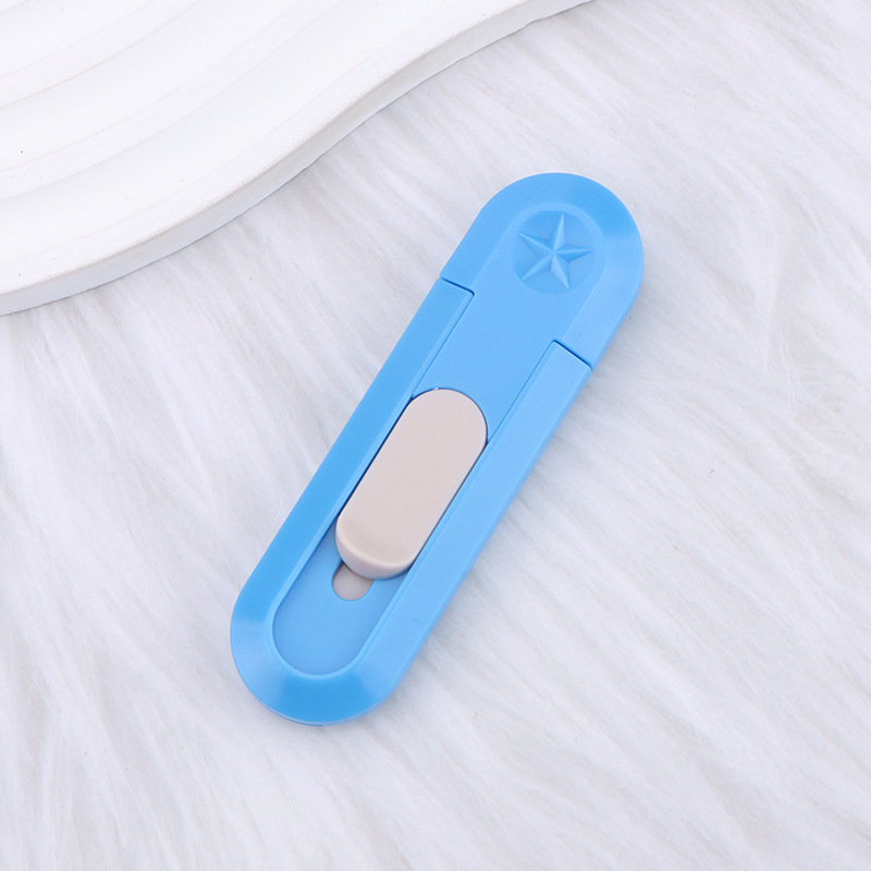 便携式小巧快递刀开箱器安全自动回弹快递刀裁剪工具刀学生美工刀|undefined