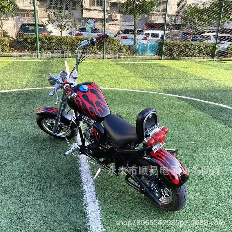 Mini Harley Motorcycle Prince Off-Road Motorcycle 110Cc Gasoline Models Locomotive Two-Wheeled Harley Motorcycle