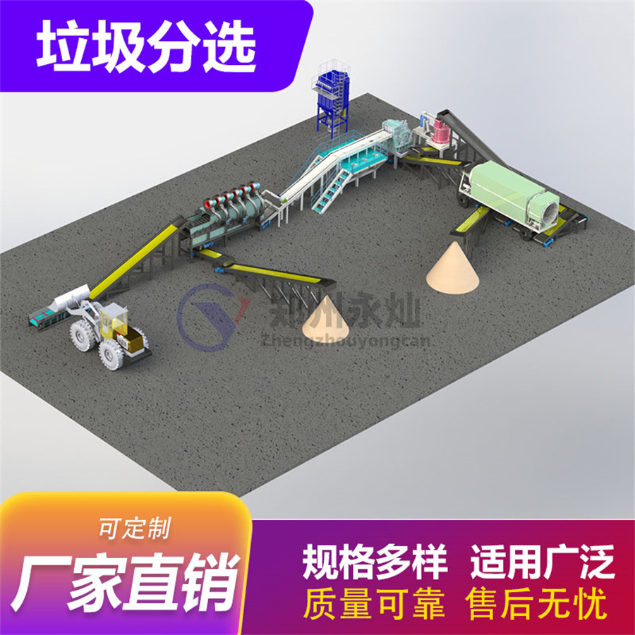 自动生活垃圾自动分拣机 拆迁建筑垃圾筛分设备 装修垃圾分选设备