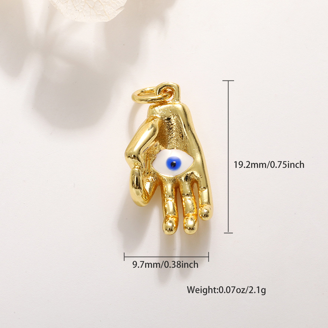 3g Weight Pendant Jewelry Making Type No Chain Chain Material 1 Piece Quantity Daily Occasion Copper Material Hand, Gesture, Antlers Pattern All Seasons Season Unisex Gender Polished Finish Enamel, Plating Design Cute, Vintage Style Style 1 Piece Copper Hand Gesture Antlers Polished Pendant 18