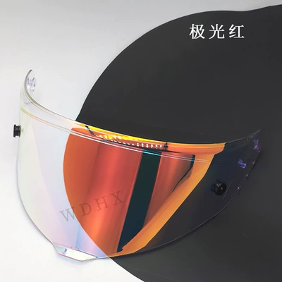 Dəbilqə (Kaska) aksesuarları: night universal REVO visor - aurora-red-suitable-for-day-and-night-no-sunshade