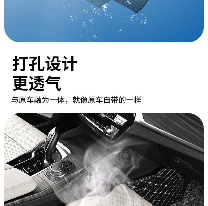 Car seat cushion with extended leg support, universal for all car models, high-grade perforated and ventilated leg support for vehicles
