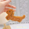 T-C013 Brown Dachshund Dog