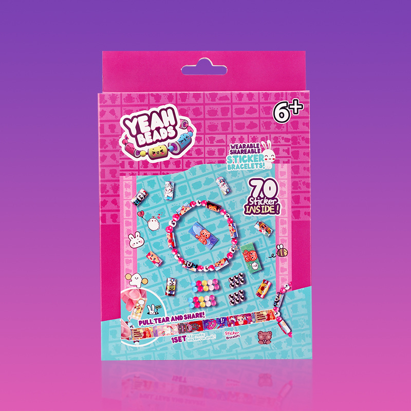 70피스 스티커 팔찌 [영어 버전]