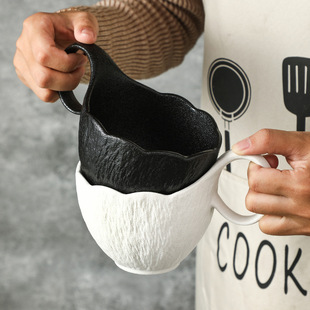 Ceramic Mug Marquee Cup Breakfast Cup Oatmeal Bowl Heating Milk Coffee Cup Dessert Couple Water Cup