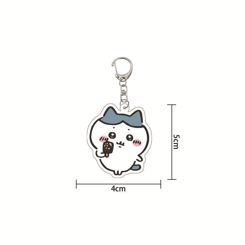 New Gi Kaikawa Tolery Key Bin Acrylic Chiikawa Little Eight милая школьная сумка Pendies вокруг подруг